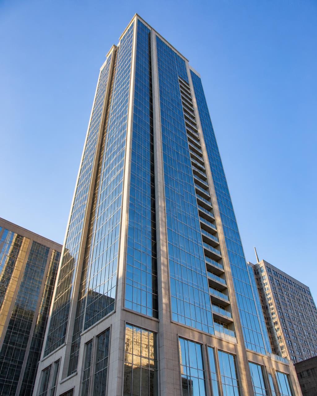 Modern commercial office tower in Raleigh, North Carolina